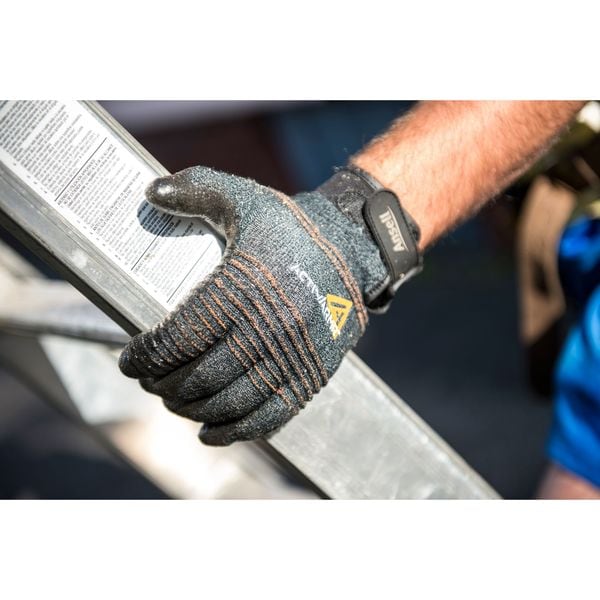 Guantes recubiertos resistentes al corte Ansell, Nivel de Corte A2, 15 ga, Gris, XL ( 10 ) - 97-008