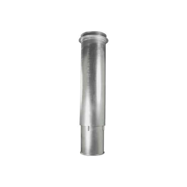Us Duct US Duct Clamp Together No Loss Stack Head, 6" Diameter, Galvanized, 22 Gauge - SNL06.G22