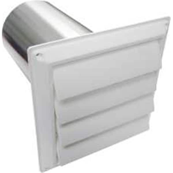 Lambro Industries Louvered Hood With Tailpipe, 6 In. - 272283