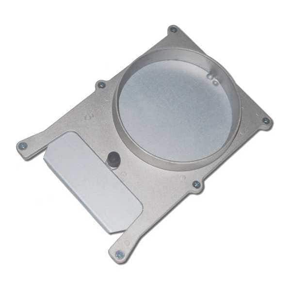 American Blower Supply Manual Blastgate, Cast Aluminum Body, Galvanized Steel Gate, 15 in W, 6 55/64 in L - BGF04