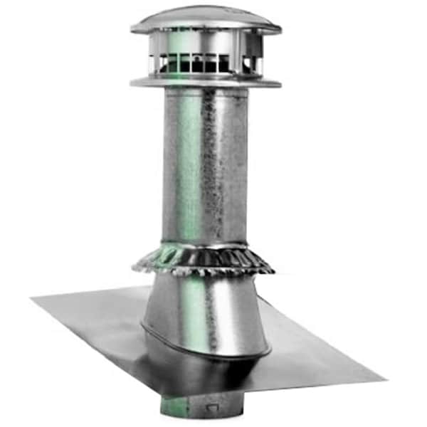 Selkirk 3 in. Round Type B Gas Vent Termination Kit - 4 Piece, 4PK - 693762