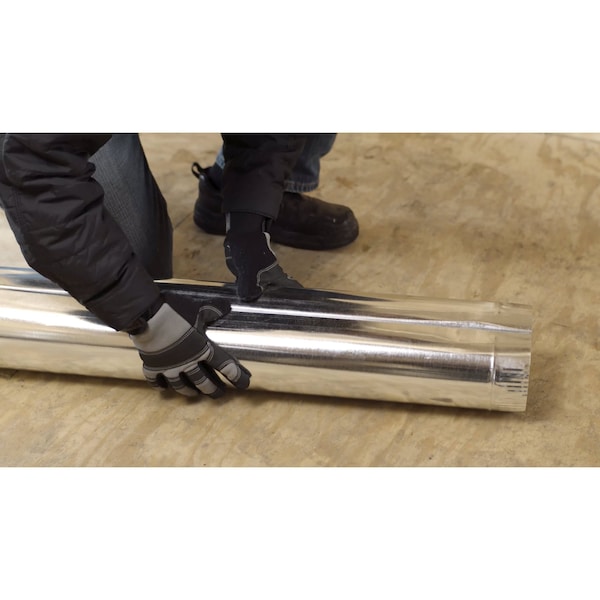 Gaf Master Flow 6 in. x 5 ft. Round Metal Duct Pipe - CP6X60