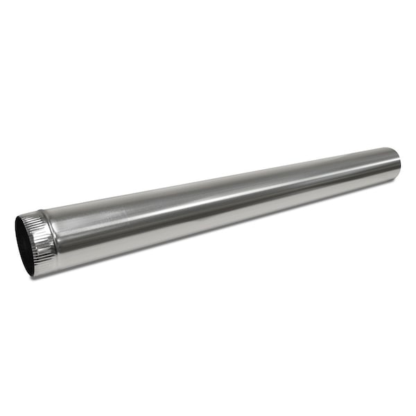 Gaf Master Flow 6 in. x 5 ft. Round Metal Duct Pipe - CP6X60