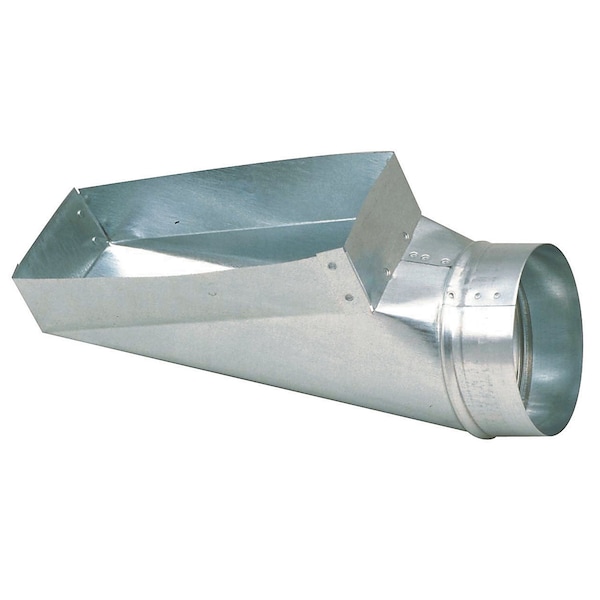 Imperial Mfg Imperial 10 pulgadas de alto x 6 pulgadas de ancho Bota Recta de Acero Galvanizado Plateado - GV0667-C