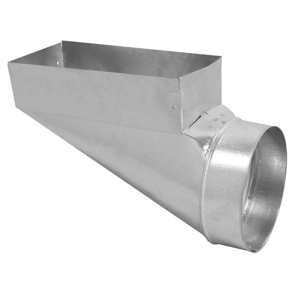 Imperial 12 pulgadas de altura x 6 pulgadas de ancho Bota recta de centro de acero galvanizado plateado - GV0668-C