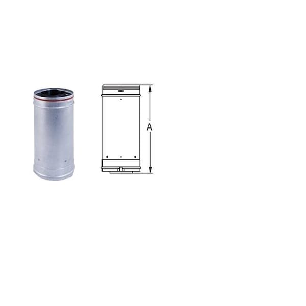 Dura Vent Dura Vent 35CVS-06 3 x 5 in. Tubo de Ventilación Concéntrico de Acero Inoxidable - Tubo Interior de 6 pulgadas de Longitud - 35CVS-06