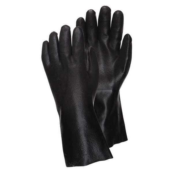 Guantes resistentes a químicos de 12" Mcr Safety, PVC, L, 12 piezas - 6522SJ