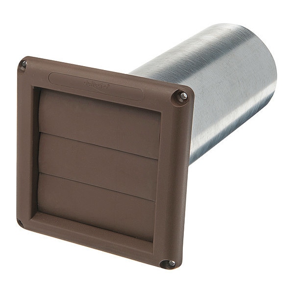 Deflecto Spurr Vent, 4", Ensamblado, Aluminio, Polipropileno, 6" Ancho, 11" Largo - SVHAB4