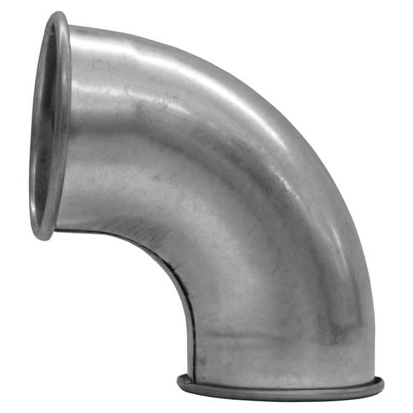 Codo redondo de 45 grados Nordfab, diámetro del conducto de 4 pulgadas, acero galvanizado, calibre 24, longitud de 6-1/2 pulgadas - 8010000951.