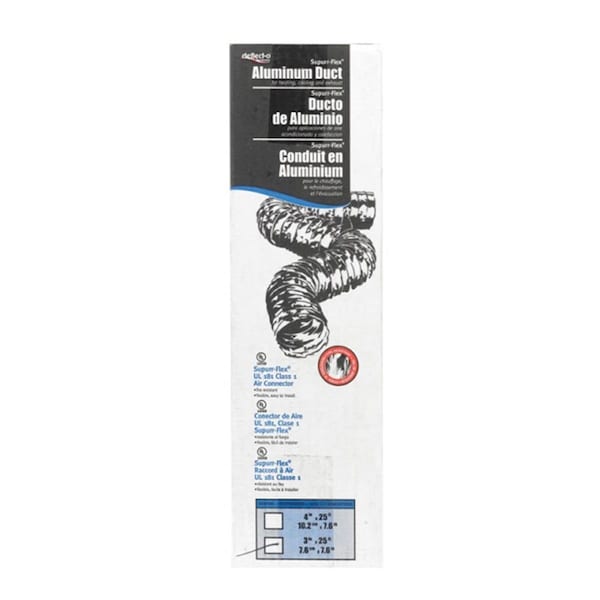 Flexible, resistente y duradero, el conducto metálico Spurr-Flex FUL0325 de 3 pulgadas por 25 pies es la solución perfecta para tus necesidades de ventilación. Con su calidad superior y su construcción de primera clase, este conducto te garantiza un rendimiento óptimo y eficiencia en cualquier aplicación. ¡No dejes pasar la oportunidad de adquirir el mejor conducto del mercado!
