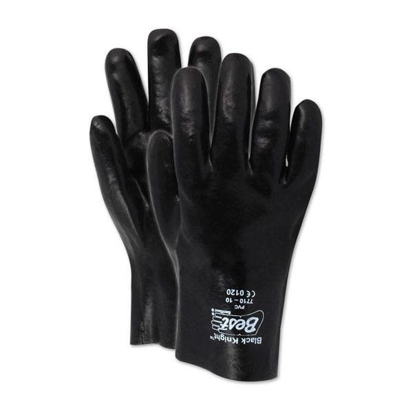 Guantes de Vinilo Negro Magid SHOWA Best Glove Black Knight, Paquete de 12 - 3682R