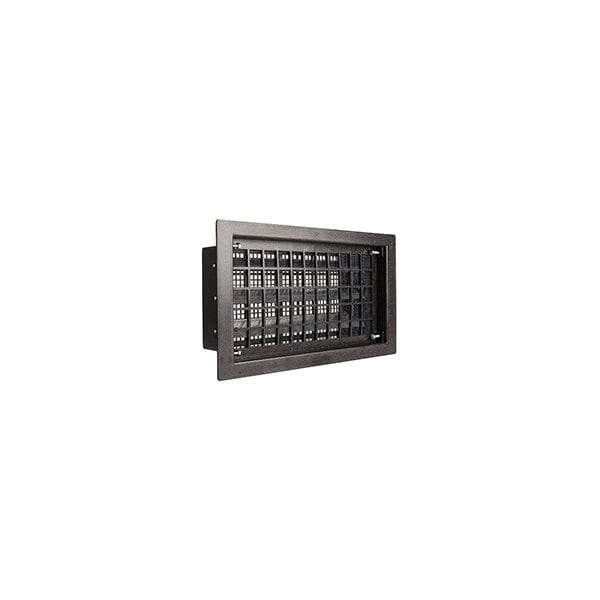 Ventilador Automático de Cimentación FVRABL, Área de Ventilación Neta de 57 pulgadas cuadradas, Polietileno, Negro.