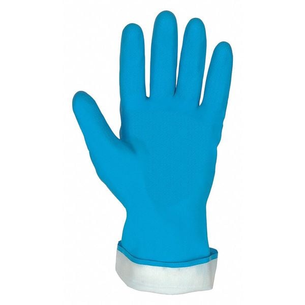 Guantes sin soporte de Mcr Safety, de látex, color azul, talla XL, paquete de 12 - 5299B