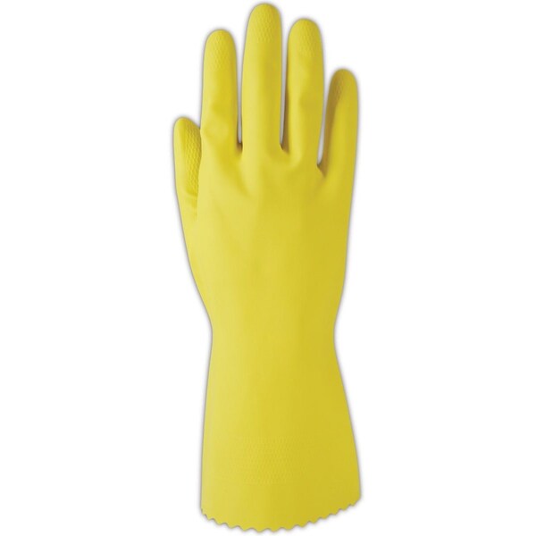 Guantes de látex Magid ComfortFlex 626 15 Mil forrado con tejido Flock, paquete de 12 - 626XL