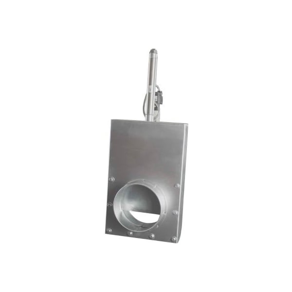 Válvula de compuerta automática de abrazadera de US Duct Clamp Together, diámetro de 6", acero inoxidable 304