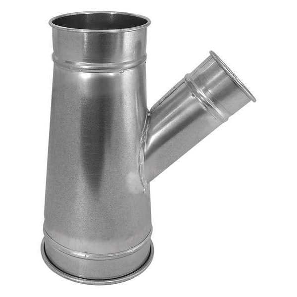 Rama Redonda, 16 pulgadas de diámetro de conducto, Acero Galvanizado, Calibre 20, 40 pulgadas de ancho, 41 pulgadas de largo, 16 pulgadas de alto.