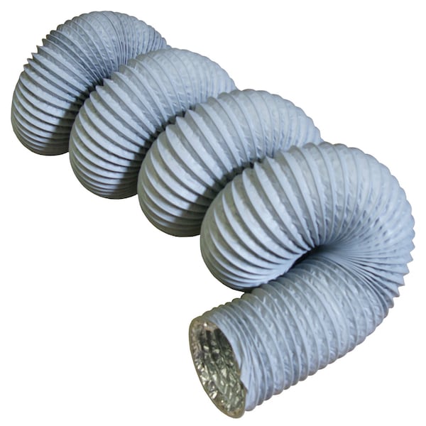 Ducto de ventilación flexible para HVAC - ID de 8 pulgadas x longitud de 25 pies