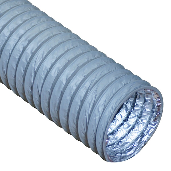 Ducto de ventilación flexible para HVAC - ID de 8 pulgadas x longitud de 25 pies