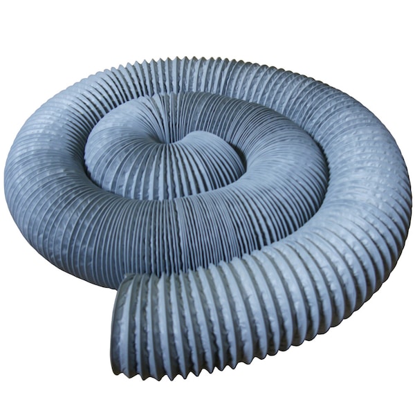 Ducto de ventilación flexible para HVAC - ID de 8 pulgadas x longitud de 25 pies