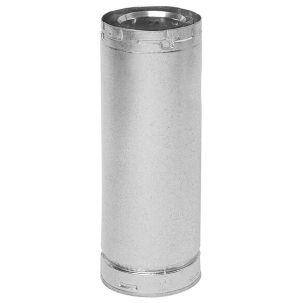 Sección de 6 pulgadas de longitud para tubo rígido de 6 x 9 pulgadas con ventilación directa.