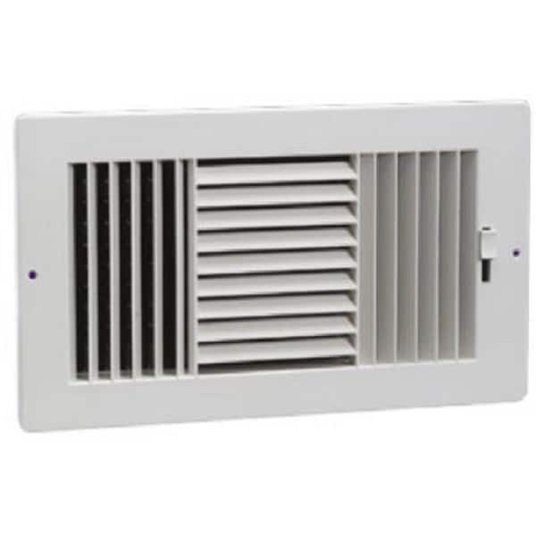 Rejilla de Pared de 3 Vías 383W12X6; 12 x 6 pulgadas.