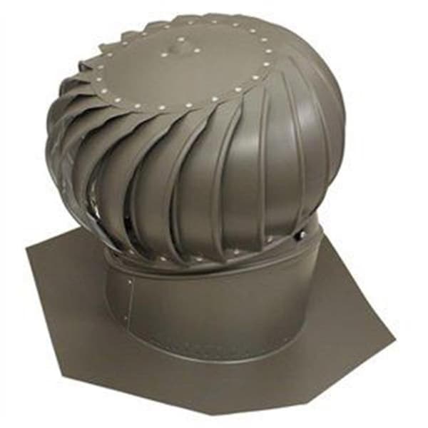Turbina de aluminio con refuerzo interno de madera para clima, Air Vent 259024 de 12 pulgadas.