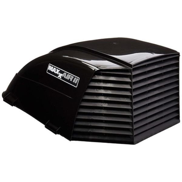 Cubierta de ventilación para techo Vent 933082, Negro