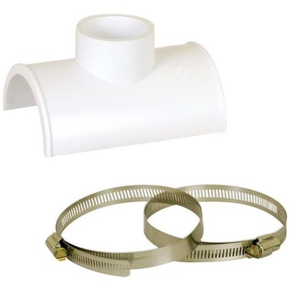 Tee Saddle de PVC de 4 pulgadas x 2 pies