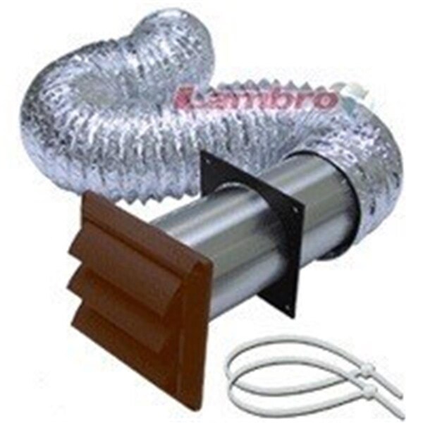 Kit de ventilación de persianas marrones 4 x 8 1379B