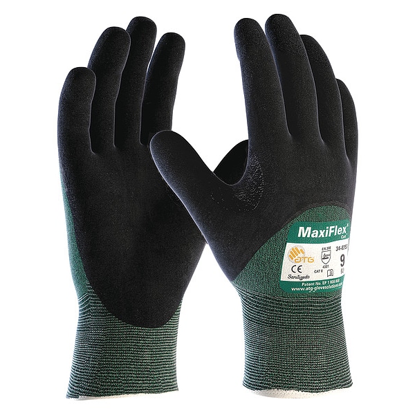 Guante resistente al corte Pip, Nivel de corte A2, 15 ga, verde/negro, 3XL - 34-8753