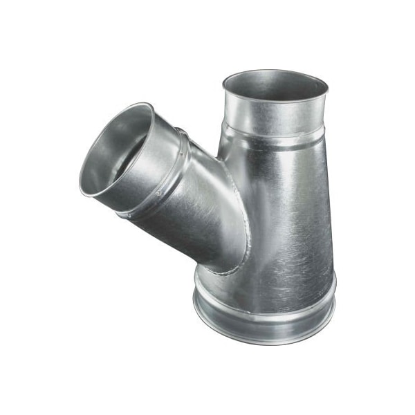 Rama Estándar de 30 grados para ductos, 4-4-4 pulgadas, diámetro de 4 pulgadas, galvanizado, calibre 18.