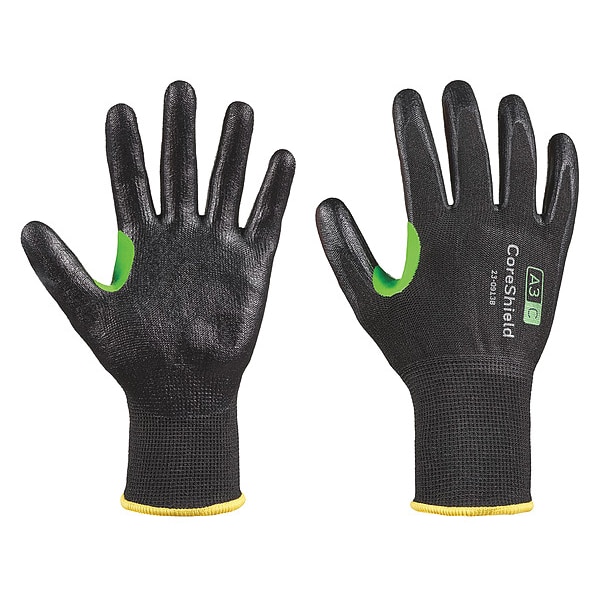Guantes cortantes resistentes de Honeywell, Nivel de corte A3, calibre 13, negro/negro, 9 - 23-0913B/9L.