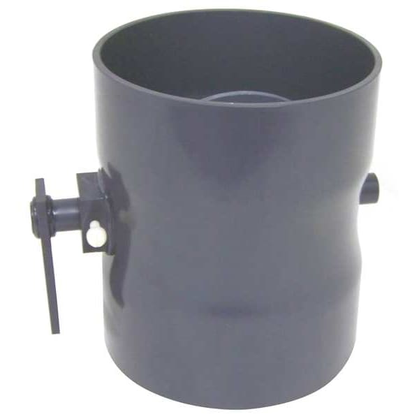 Compensador de mariposa redondo, Tipo I PVC, 8-1/4" de altura