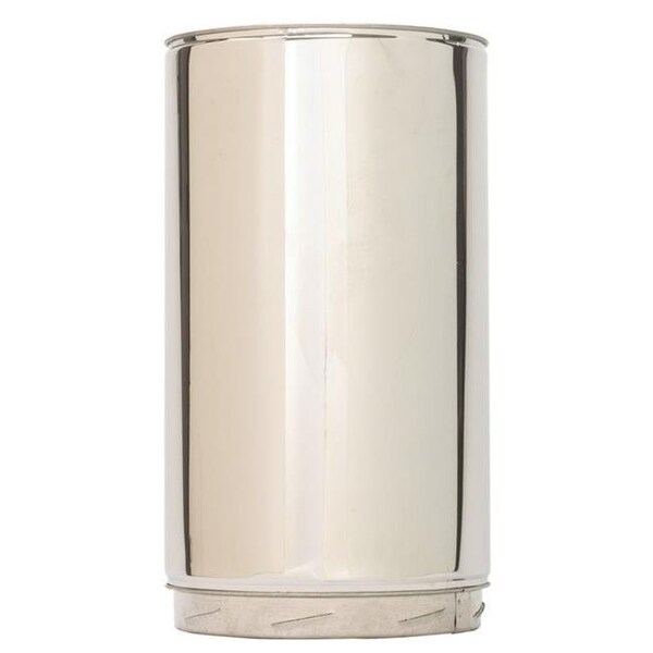 Tubo de Acero Inoxidable Selkirk 208018 de 8 x 18 pulgadas con Banda de Bloqueo