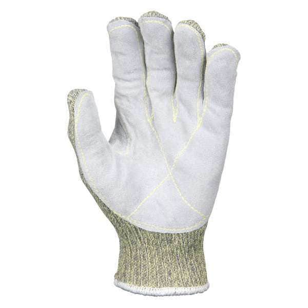 Guantes de seguridad resistentes a cortes de Mcr, Nivel de corte A7, 7 ga, Amarillo, XL - 93861XL