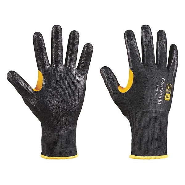 Guantes Honeywell resistentes a cortes, Nivel de corte A2, 13 ga, Negro/Negro, 10 - 22-7913B/10XL
