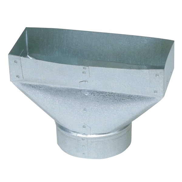 Rejilla de Registro de Acero Galvanizado Plateado de 12 pulgadas de alto X 6 pulgadas de ancho Imperial