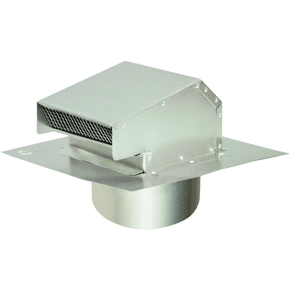 Tapa de aluminio para techo con tubo de escape de 4 pulgadas de Deflect-O