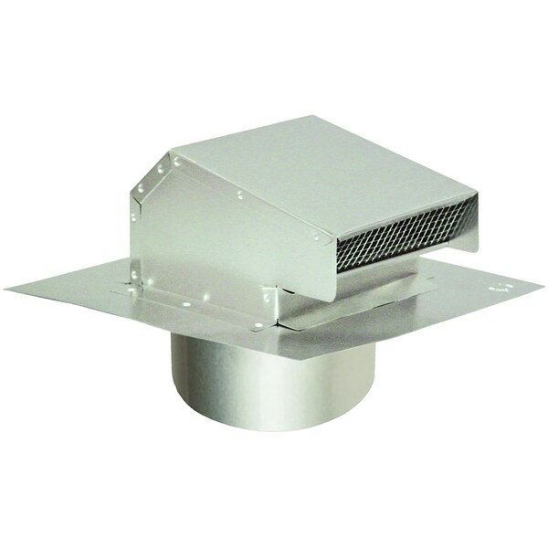 Tapa de aluminio para techo con tubo de escape de 4 pulgadas de Deflect-O