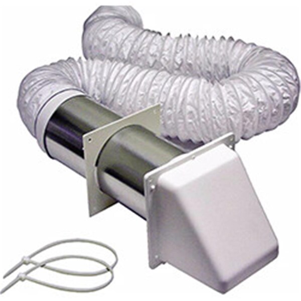 Kit de ventilación de campana blanca preferida de 4 pulgadas x 8 pies de vinilo, paquete de 12