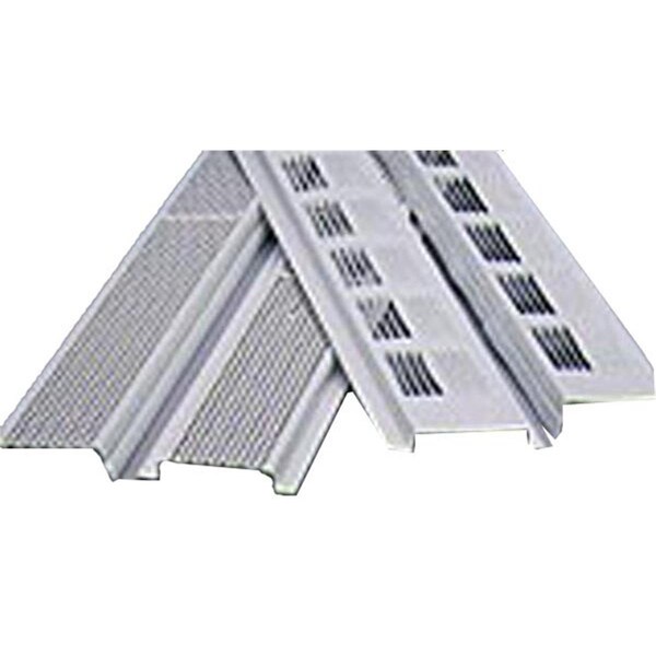 Ventilador de Soffit de Aluminio, Marrón - 8 pies, paquete de 50