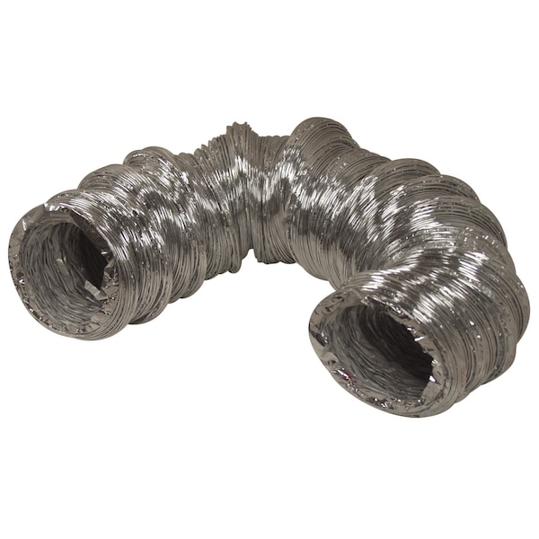 Ducto sin aislamiento de caucho ATCO 05102504 - 4 pulgadas x 25 pies.