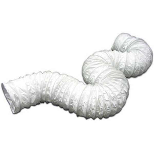 Manguera de ventilación de vinilo blanco de 4 pulgadas x 8 pies Lambro 1309