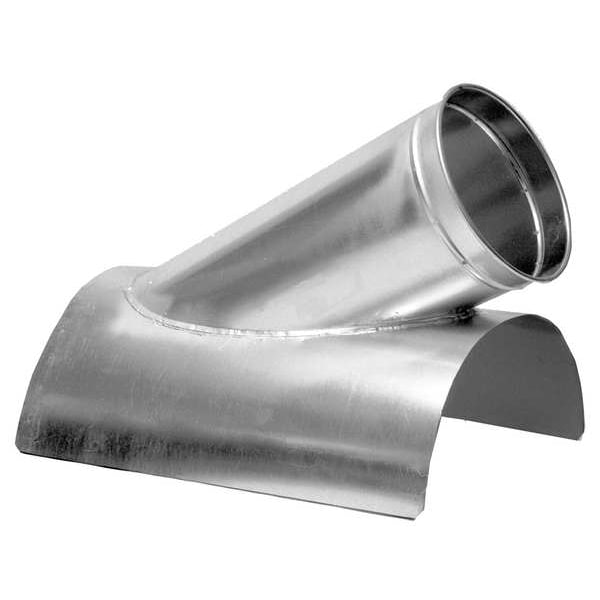Redondo con corte interno, Ø14 pulg. x 4 pulg. de diámetro, Acero galvanizado, calibre 20, 2" L