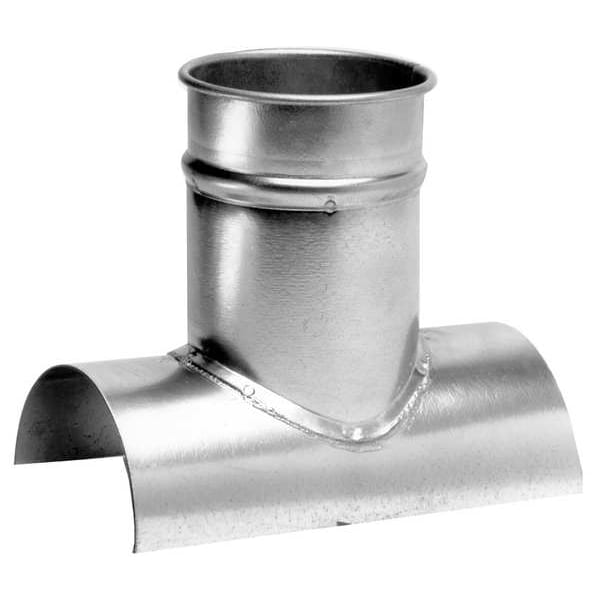 Tapón redondo, 14 pulgadas x 10 pulgadas de diámetro de conducto, Acero Galvanizado, calibre 20, 2" de longitud.