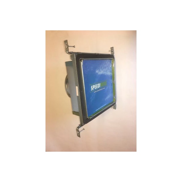 Caja de registro de ventilación de rejilla de techo con ganchos ajustables para arranque rápido 12 pulgadas x 12 pulgadas x 12 pulgadas.