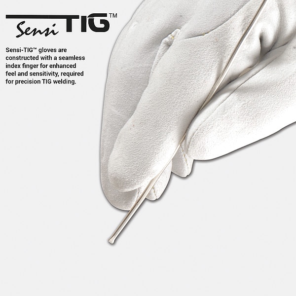 Guantes de soldadura Steiner, aplicación TIG, color beige, pieza - 0224-2X.