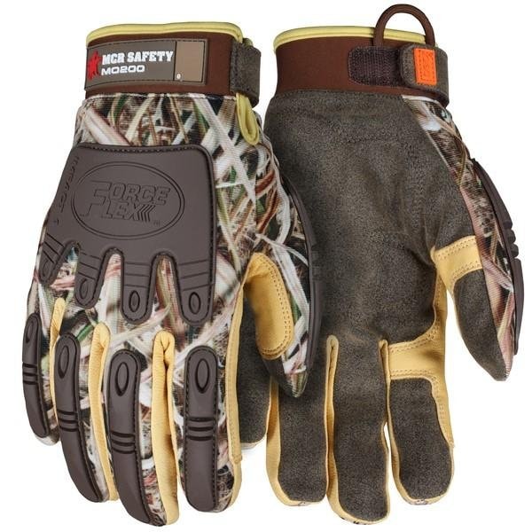 Guantes mecánicos Mcr Safety ForceFlex, Extra Grande, Sintéticos, Marrón - MO200XL