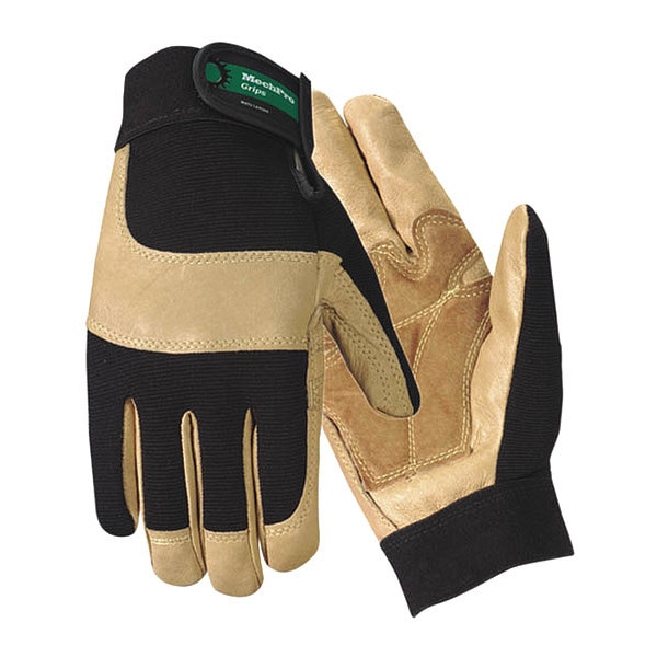 Guantes de Mecánico Wells Lamont, 2XL, Negro/Beige, Spandex - 7790XXL