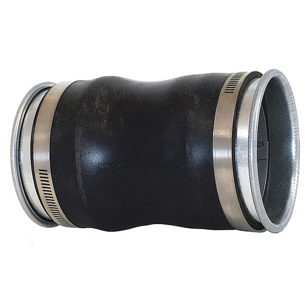Aislador de Vibración Redondo, Diámetro de Conducto de 8 pulgadas, Acero Galvanizado, calibre 22, 8" de Ancho, 6-1/2" de Largo, 8" de Alto